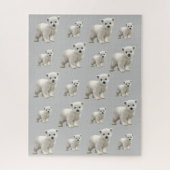 Puzzles Baby Polar Bear Silver (Vertikal)