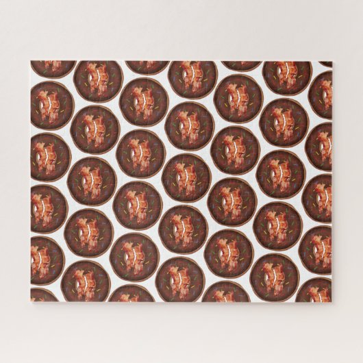 Puzzles Bacon Donuts (Horizontal)