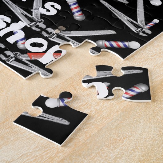 Puzzles Barbershop Clippers Barber Pole (Seite)