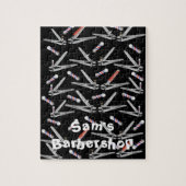 Puzzles Barbershop Clippers Barber Pole (Vertikal)