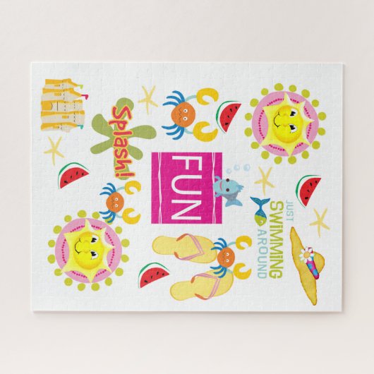 Puzzles Beach House Spaß (Horizontal)