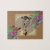 Puzzles Beige Bläschen Viktorianisch (Horizontal)