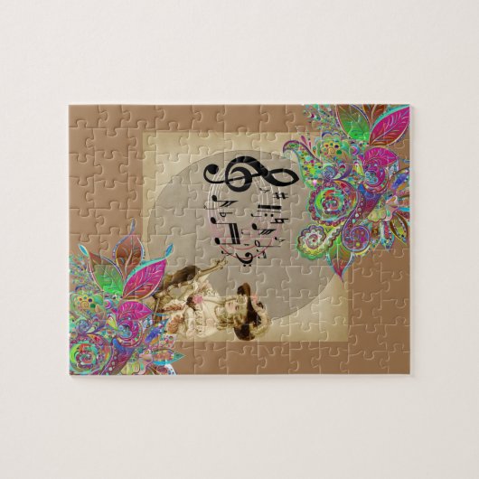 Puzzles Beige Bläschen Viktorianisch (Horizontal)