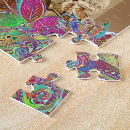 Puzzles Beige Bläschen Viktorianisch (Seite)