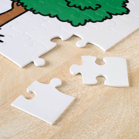 Puzzles Bird Rainbow Trees (Seite)