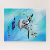 Puzzles Bird Seagull Ocean Wave (Horizontal)