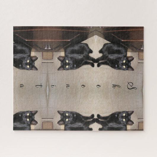 Puzzles Black Cat (Horizontal)