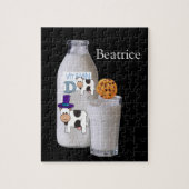 Puzzles Black Milk Vitamin D Chocolate Chip Kuh (Vertikal)