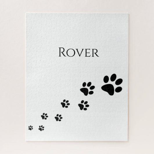 Puzzles Black Paw Prints (Vertikal)