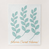 Puzzles Blätter Zuhause Sweet Zuhause (Vertikal)