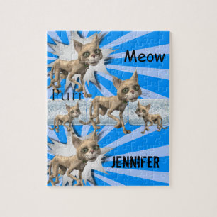 Puzzles Blaue Katzen Kätzchen