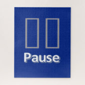 Puzzles Blauer Pause (Vertikal)
