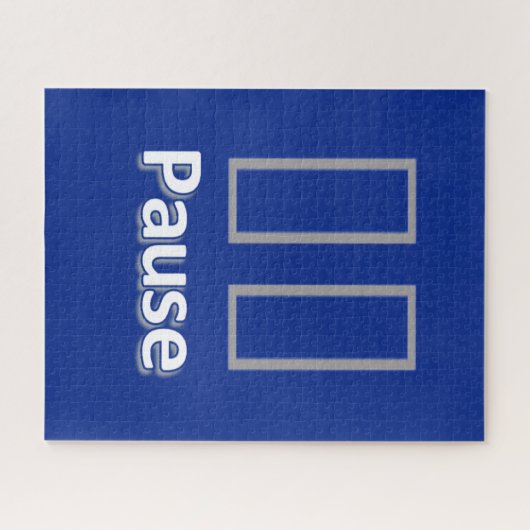 Puzzles Blauer Pause (Horizontal)