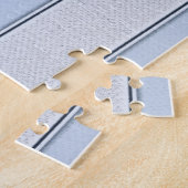 Puzzles Blauer Streifen Rosa Rose Bläschen (Seite)