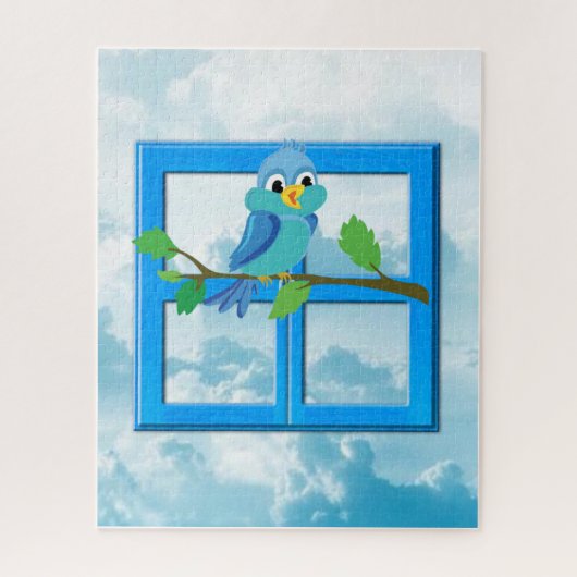 Puzzles Blue Bird (Vertikal)