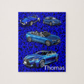 Puzzles Blue Cars (Vertikal)