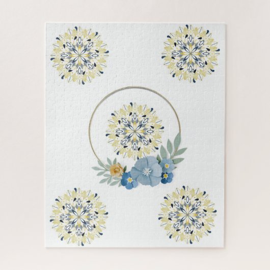 Puzzles Blue Mandala (Vertikal)