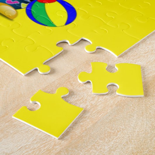 Puzzles Blue Pinguin Surfer Sombrero (Seite)