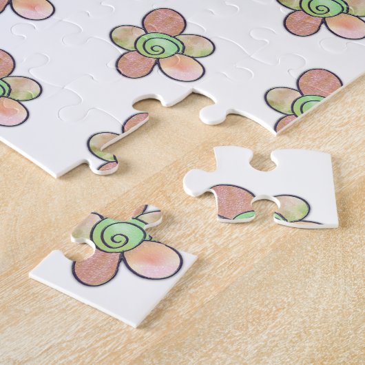 Puzzles Blume (Seite)