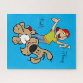 Puzzles Boy Dog Bone (Horizontal)