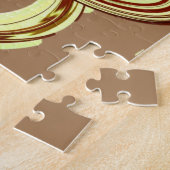 Puzzles Braune Wirbelmuster (Seite)