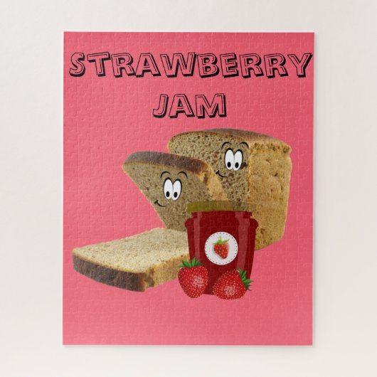 Puzzles Bread Strawberry Jam (Vertikal)