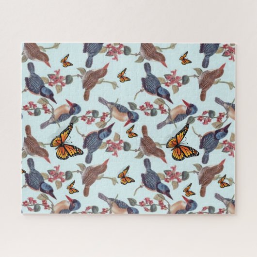 Puzzles Butterfly Vögel Vintag (Horizontal)