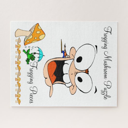 Puzzles Cactus White Frogging Pilze Stücke (Horizontal)