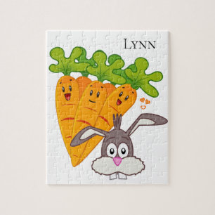 Puzzles Carrots Rabbit