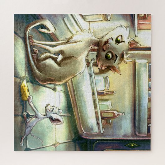 Puzzles - Cat and Mouse - by Monika Marzec (Horizontal)