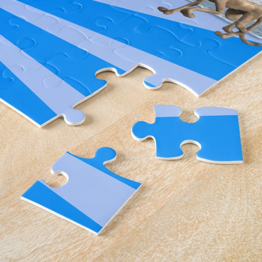 Puzzles Cat Kitten Meow Blue (Seite)