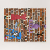 Puzzles Cat Woman Brick (Horizontal)