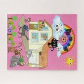 Puzzles Cats Rainbow House (Horizontal)