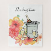 Puzzles Champagne Time Floral (Vertikal)