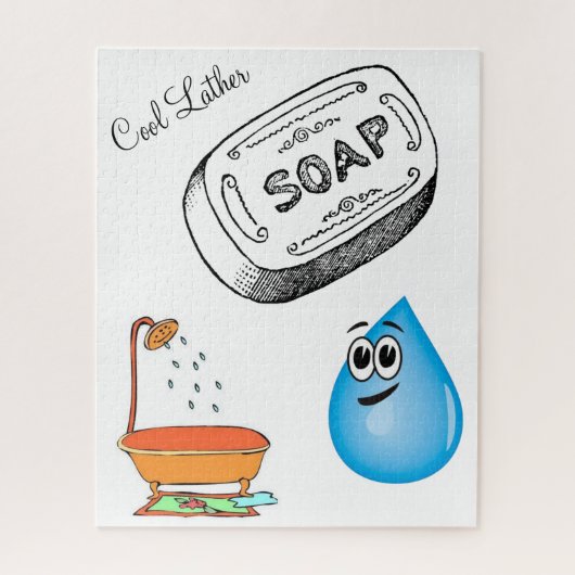 Puzzles Cooles Bad (Vertikal)