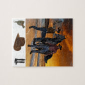 Puzzles Cowboys Horse Saddle (Horizontal)