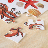 Puzzles Crab Starfish Beach Muscheln (Seite)