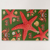 Puzzles Crab Starfish Beach Muscheln (Horizontal)