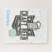 Puzzles Craft Biere Happy Geburtstag Cupcake (Horizontal)