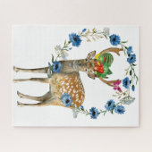 Puzzles Deer Floral Frucht (Horizontal)