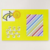 Puzzles, die den Sonnenbogen der gelben Enten hera Puzzle (Horizontal)