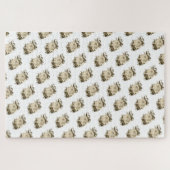 Puzzles, die die weiße Rose herausfordern Puzzle (Horizontal)