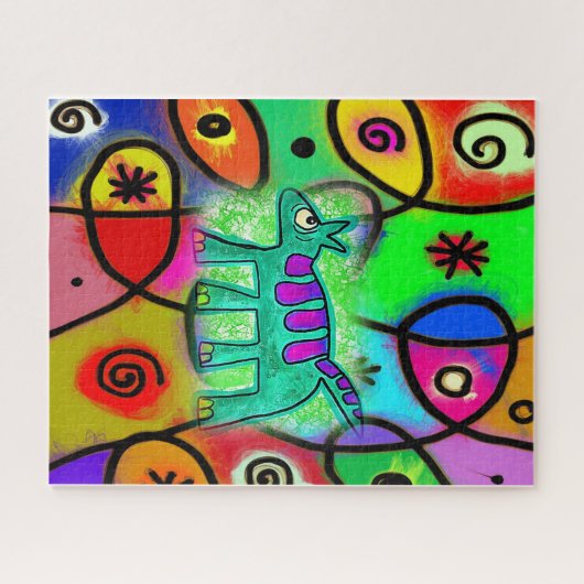 Puzzles Dog Whimsical (Horizontal)