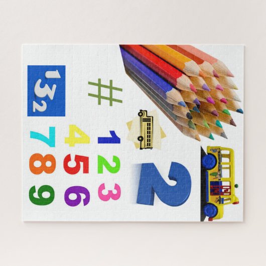 Puzzles Educational Numbers (Horizontal)