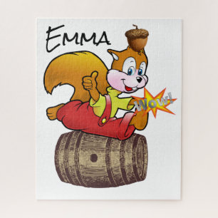 Puzzles Eichhörnchen Acorn Barrel