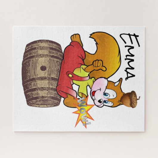 Puzzles Eichhörnchen Acorn Barrel (Horizontal)