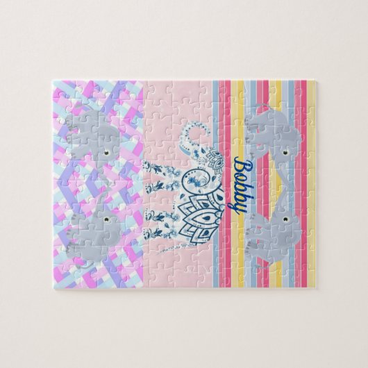 Puzzles Elephant Stripes (Horizontal)