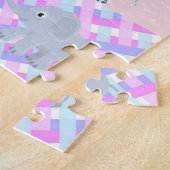 Puzzles Elephant Stripes (Seite)