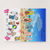 Puzzles Family Beach Fun Octopus (Horizontal)