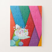 Puzzles farbenfroh (Vertikal)